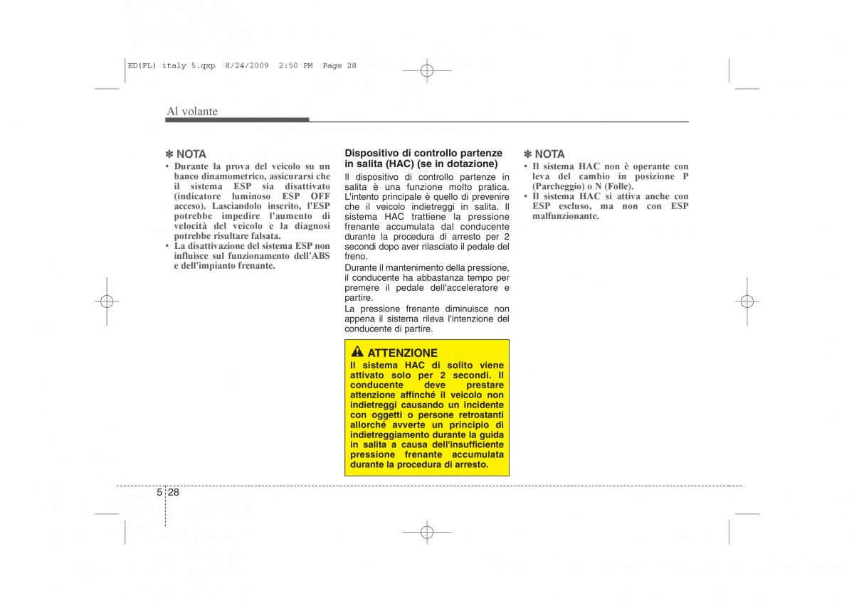 KIA Ceed I 1 manuale del proprietario / page 247