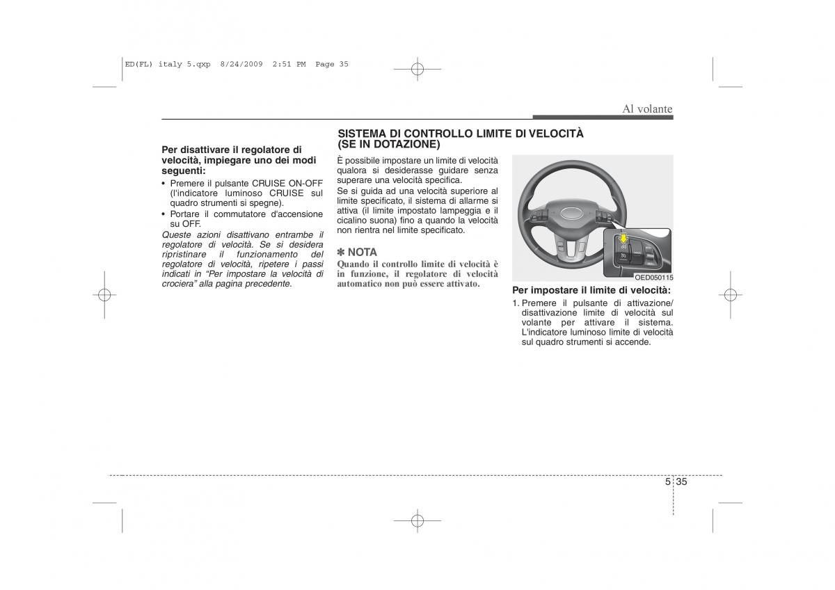 KIA Ceed I 1 manuale del proprietario / page 254