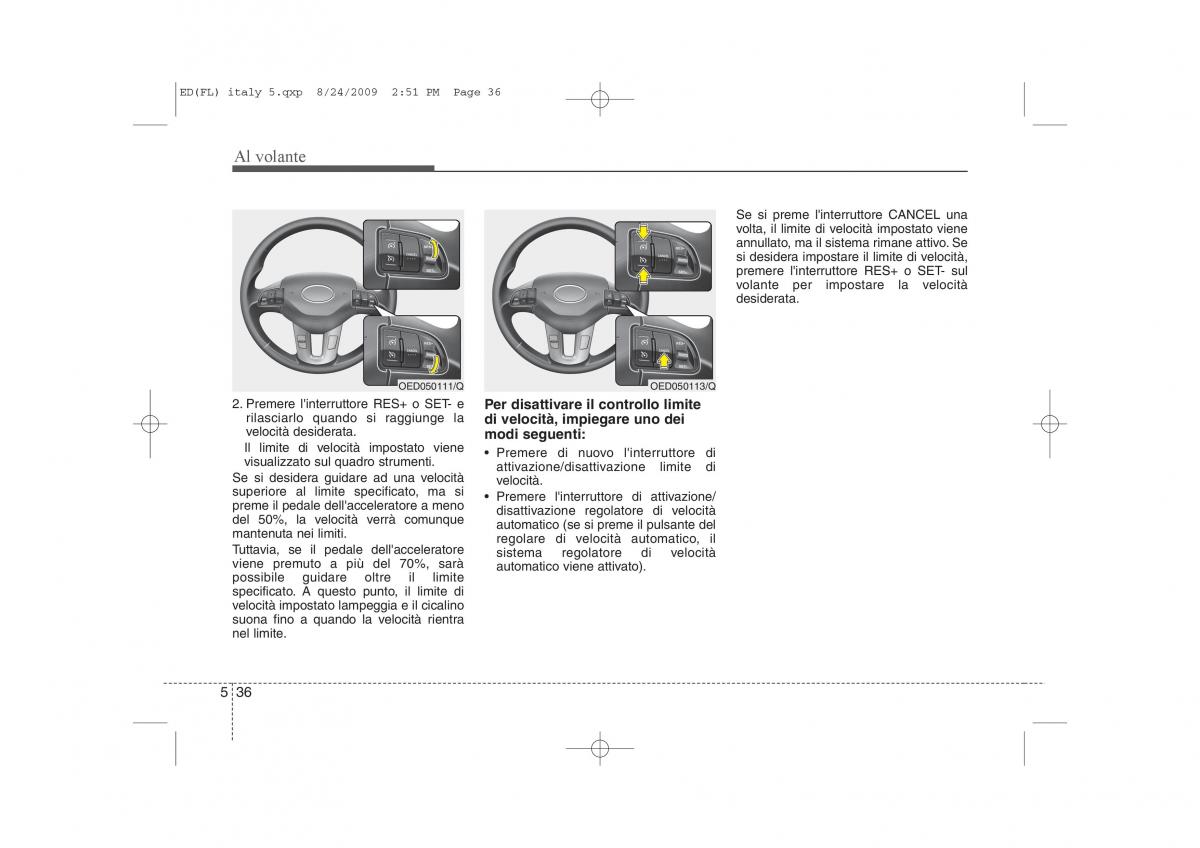 KIA Ceed I 1 manuale del proprietario / page 255