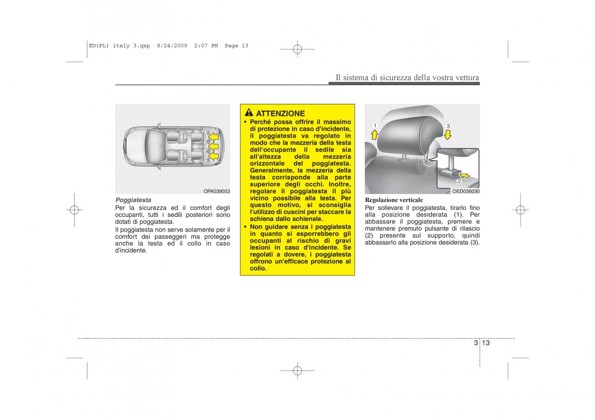 KIA Ceed I 1 manuale del proprietario / page 26