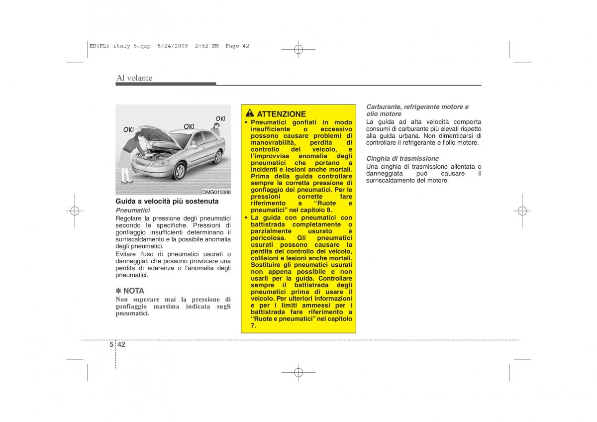 KIA Ceed I 1 manuale del proprietario / page 261