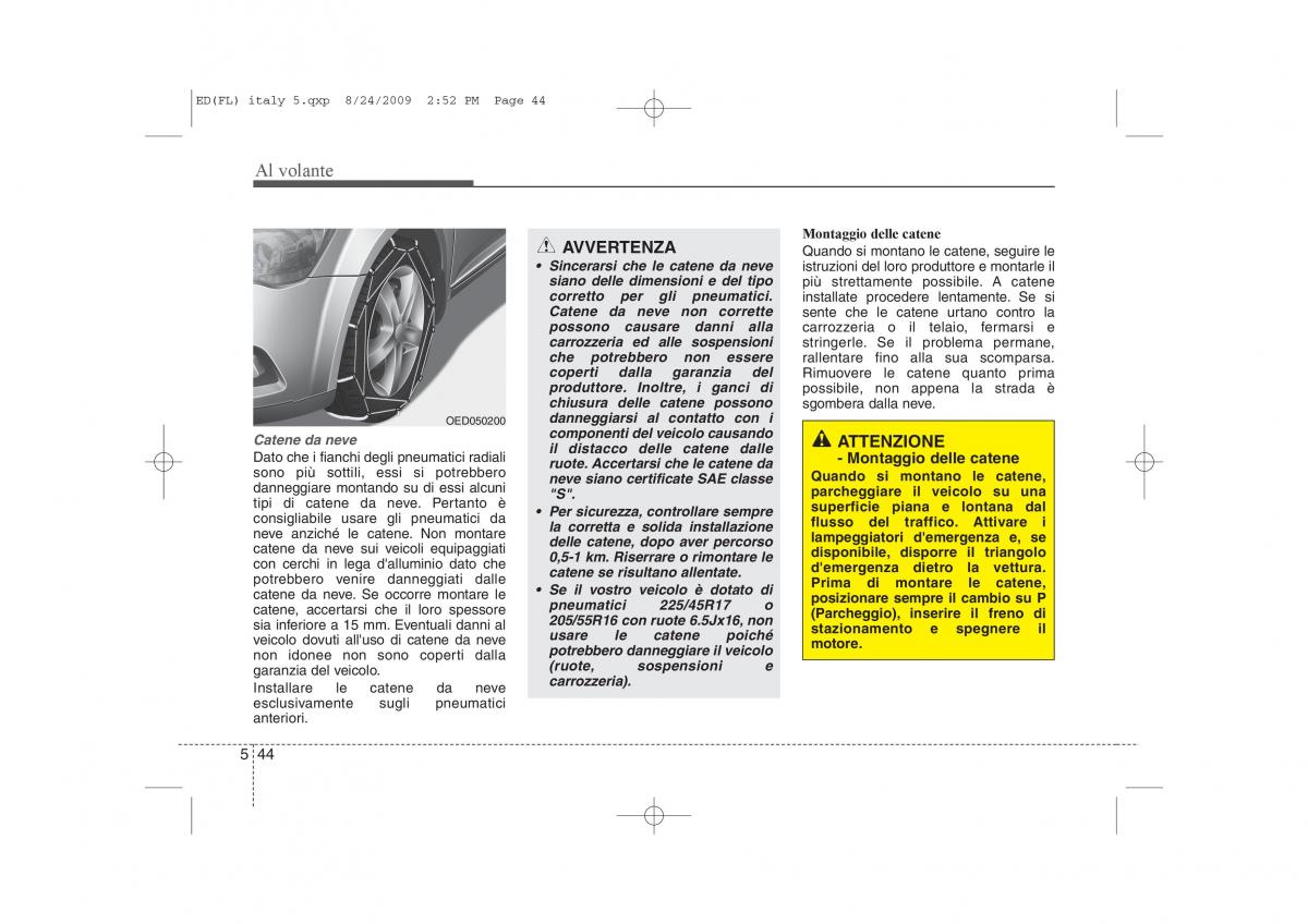 KIA Ceed I 1 manuale del proprietario / page 263