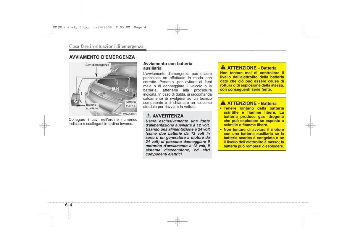 KIA Ceed I 1 manuale del proprietario / page 280