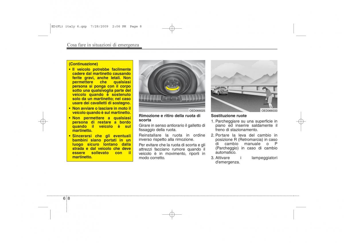 KIA Ceed I 1 manuale del proprietario / page 284