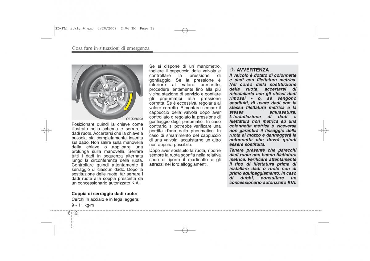 KIA Ceed I 1 manuale del proprietario / page 288