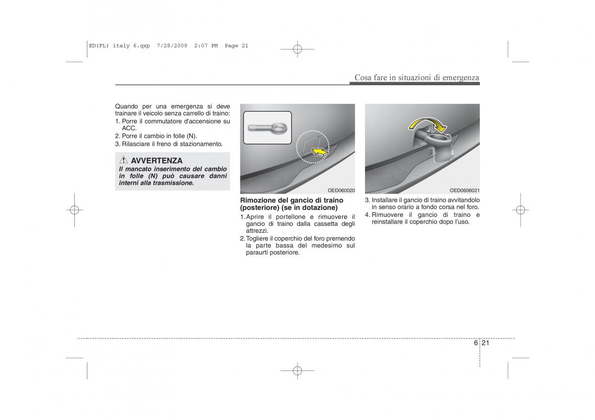 KIA Ceed I 1 manuale del proprietario / page 297