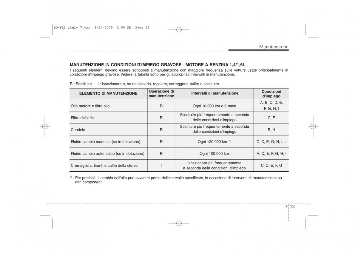 KIA Ceed I 1 manuale del proprietario / page 313