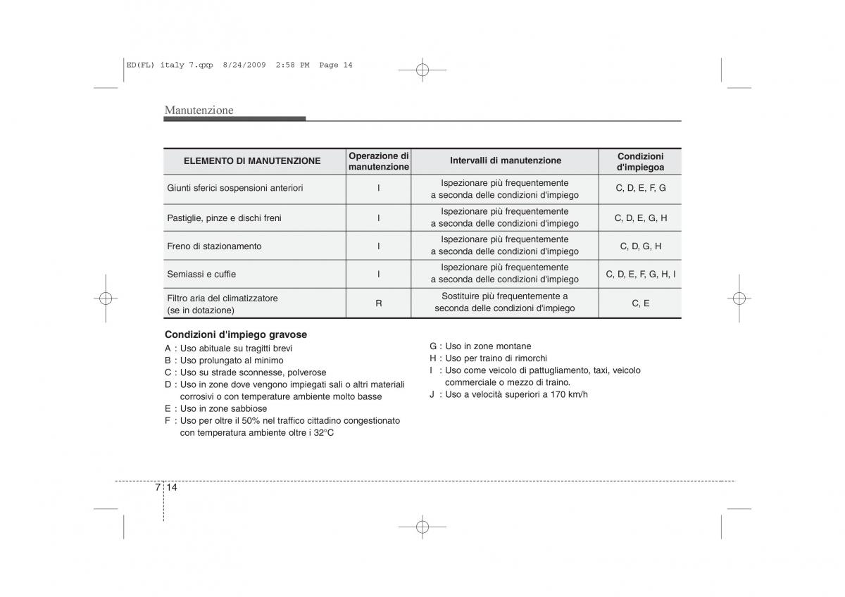 KIA Ceed I 1 manuale del proprietario / page 314