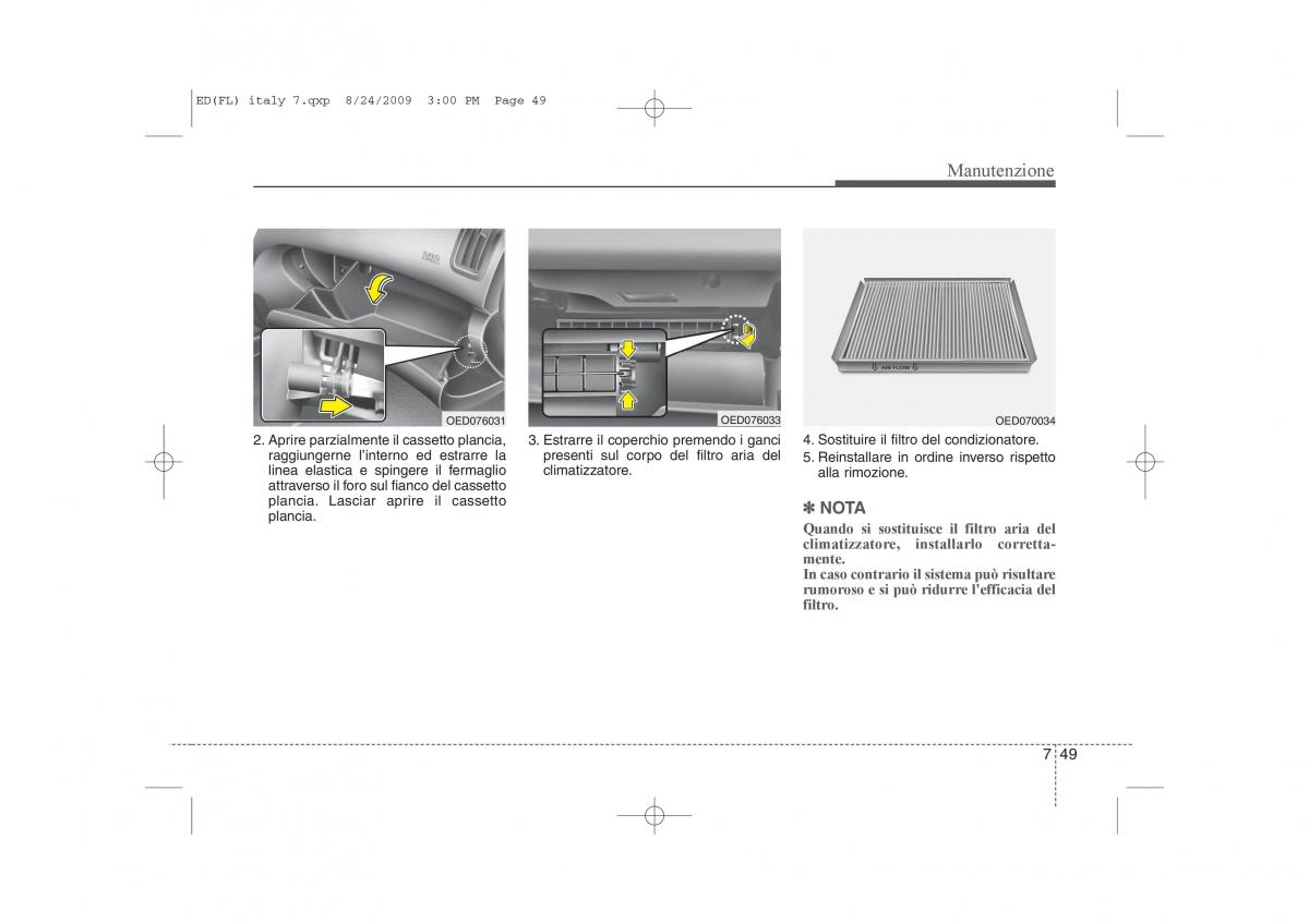 KIA Ceed I 1 manuale del proprietario / page 349