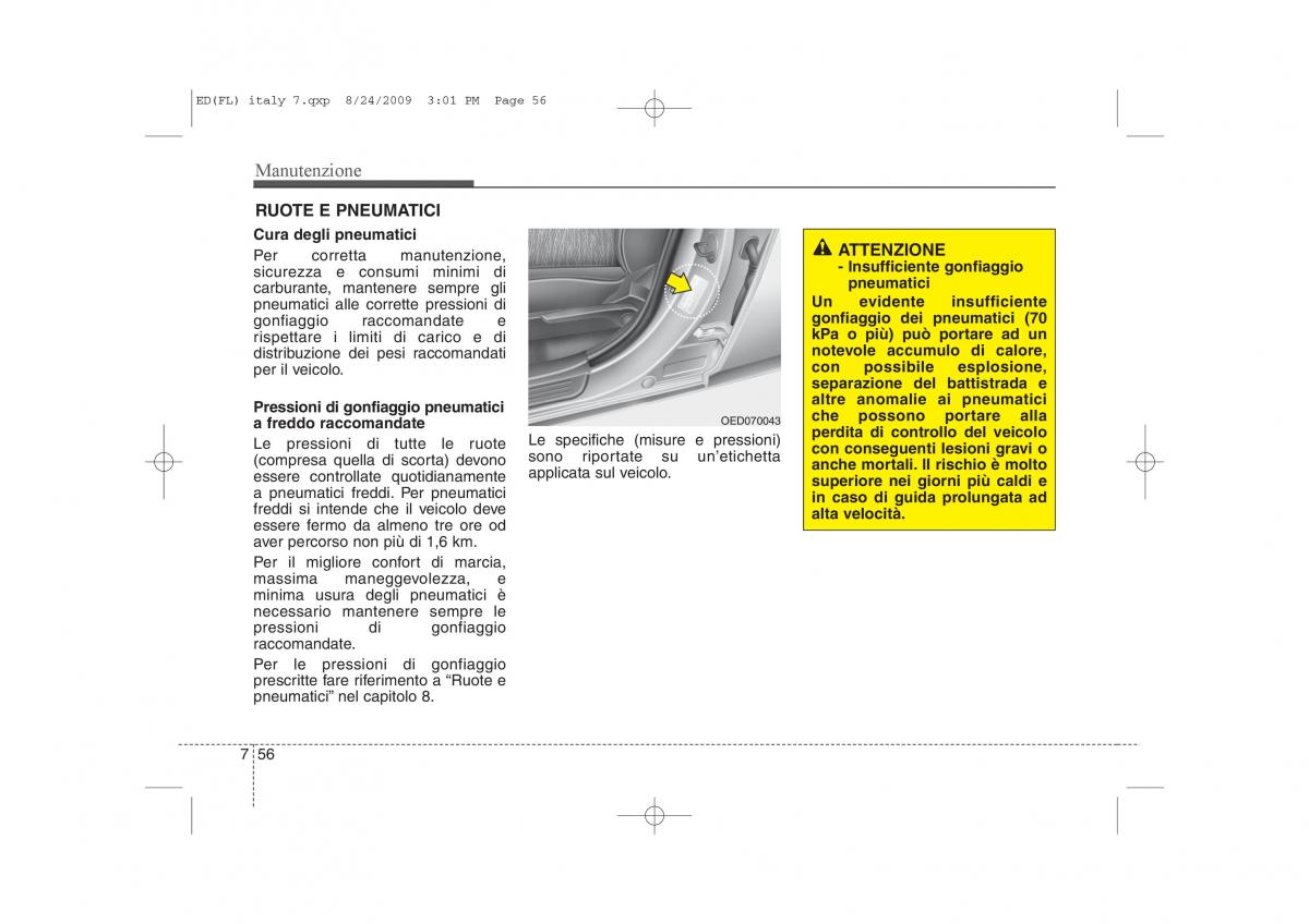 KIA Ceed I 1 manuale del proprietario / page 356