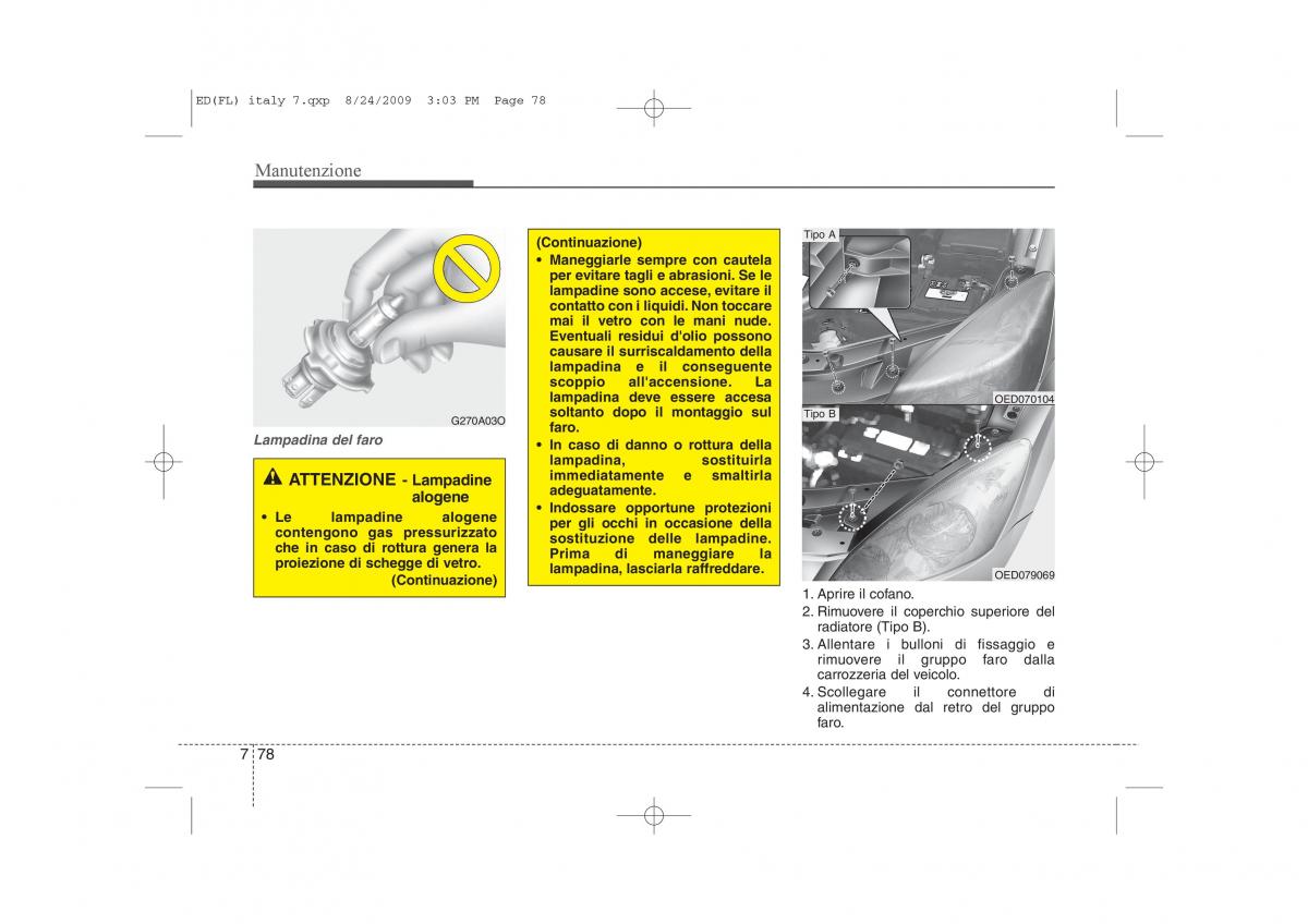 KIA Ceed I 1 manuale del proprietario / page 378