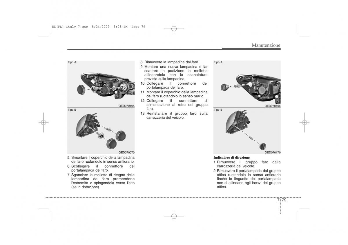 KIA Ceed I 1 manuale del proprietario / page 379