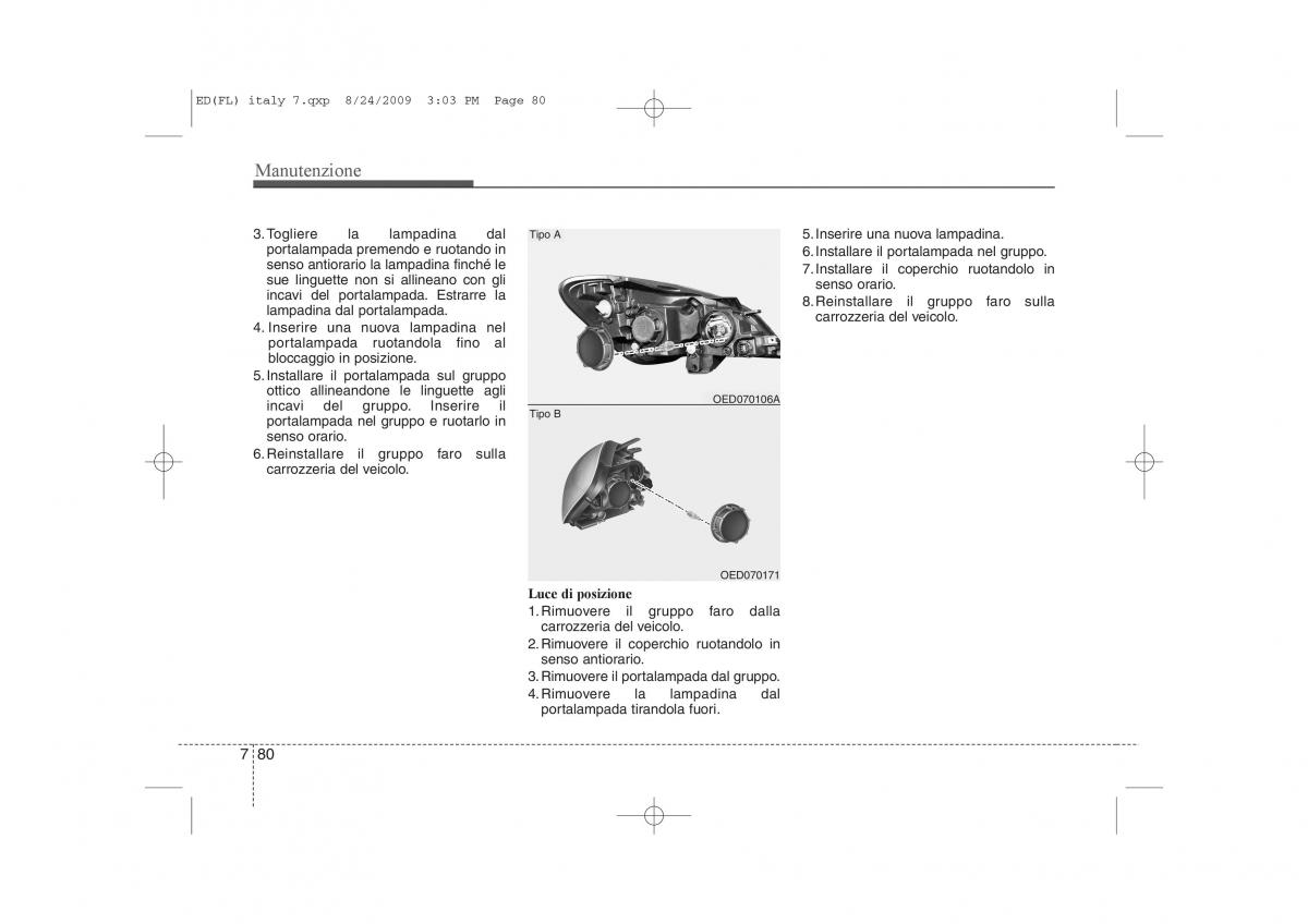 KIA Ceed I 1 manuale del proprietario / page 380