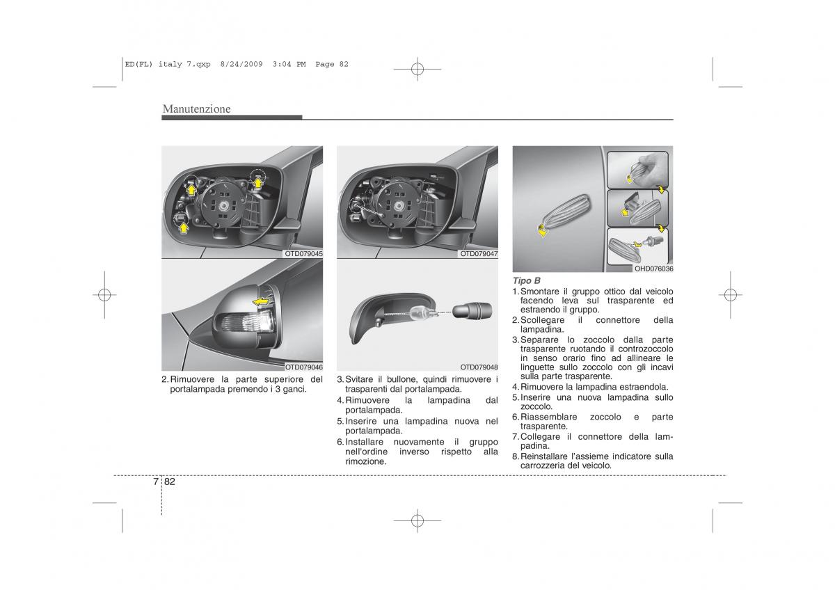 KIA Ceed I 1 manuale del proprietario / page 382