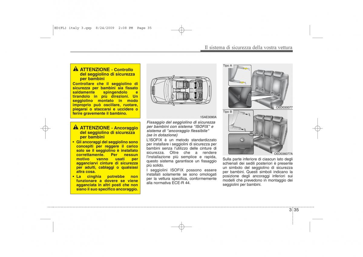 KIA Ceed I 1 manuale del proprietario / page 48