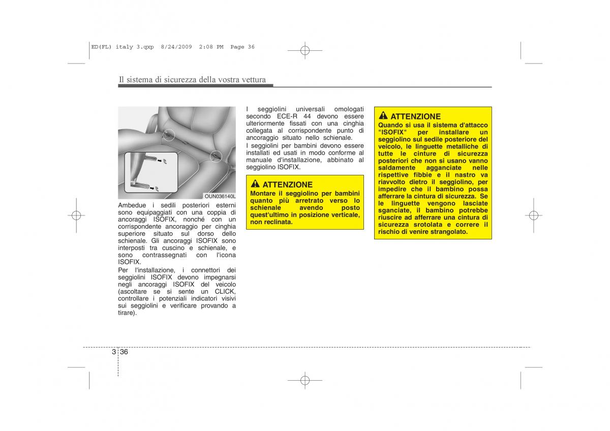 KIA Ceed I 1 manuale del proprietario / page 49