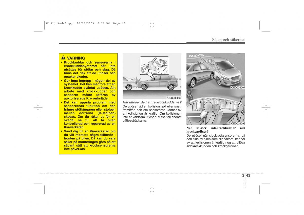 KIA Ceed I 1 instruktionsbok / page 56