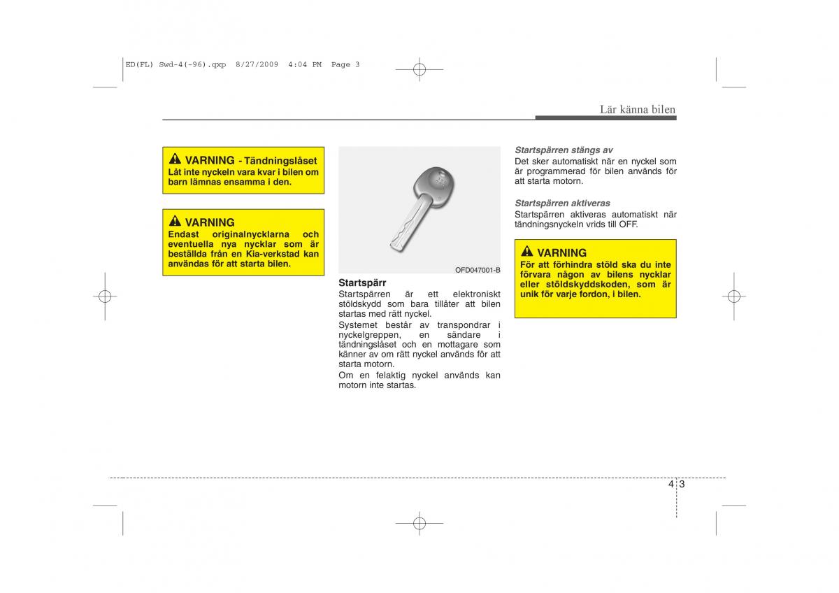 KIA Ceed I 1 instruktionsbok / page 64