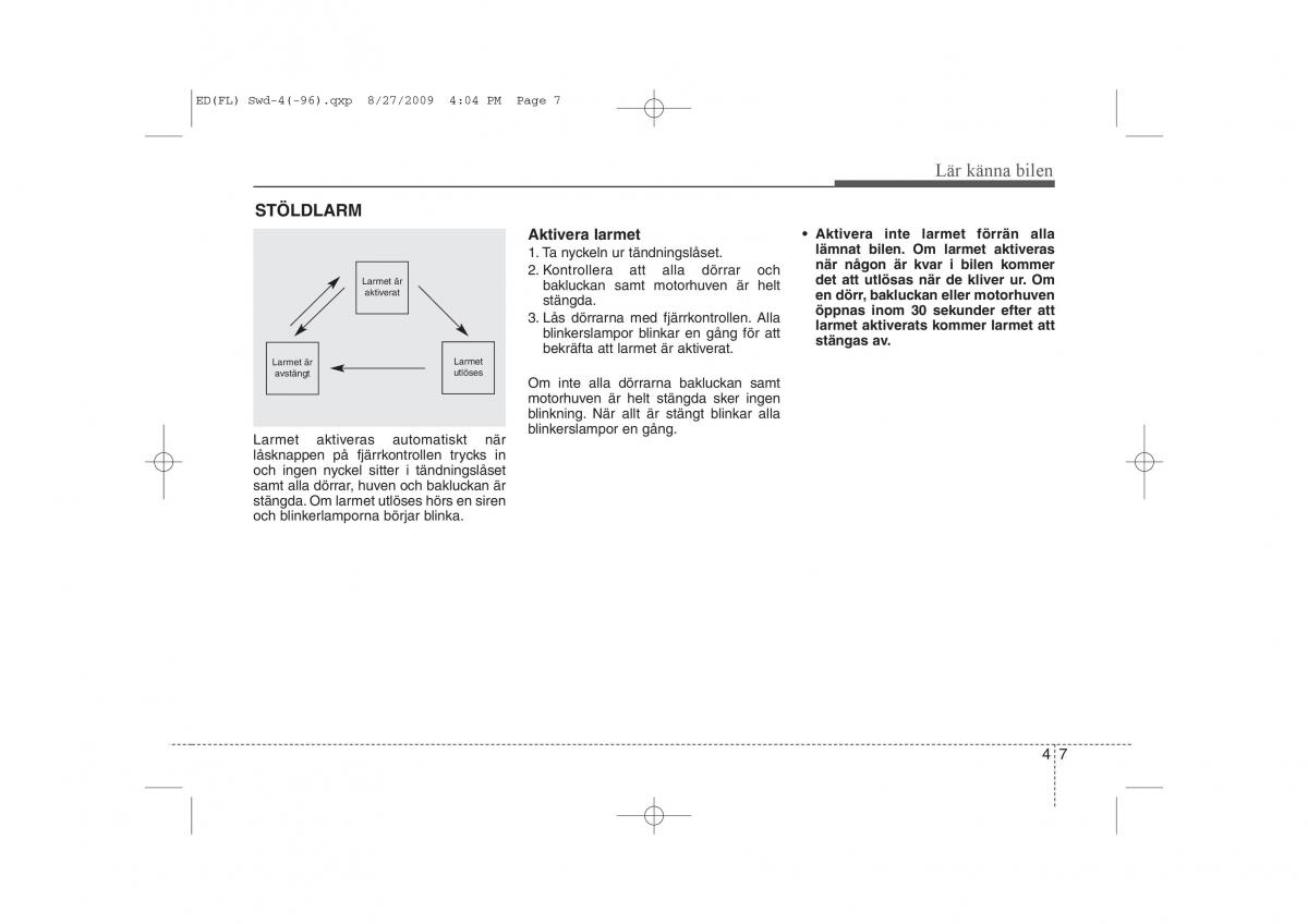 KIA Ceed I 1 instruktionsbok / page 68