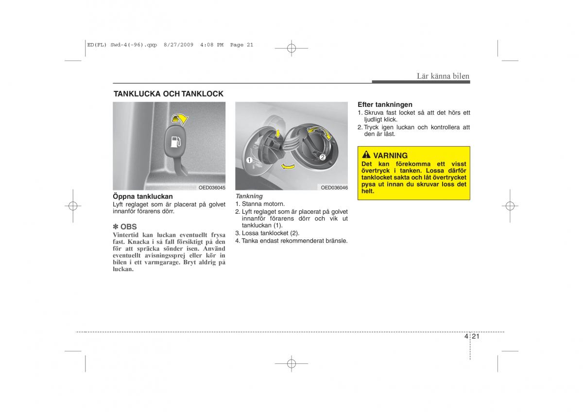 KIA Ceed I 1 instruktionsbok / page 82