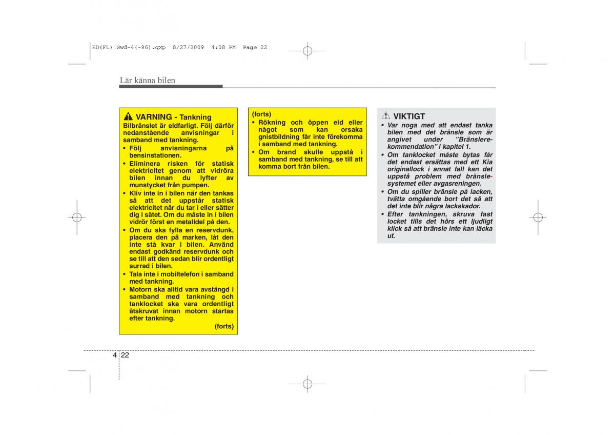 KIA Ceed I 1 instruktionsbok / page 83