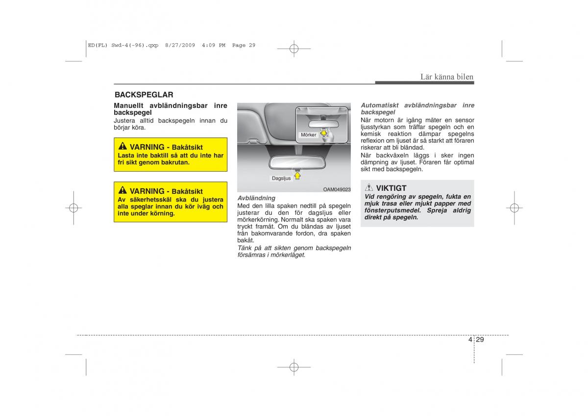 KIA Ceed I 1 instruktionsbok / page 90