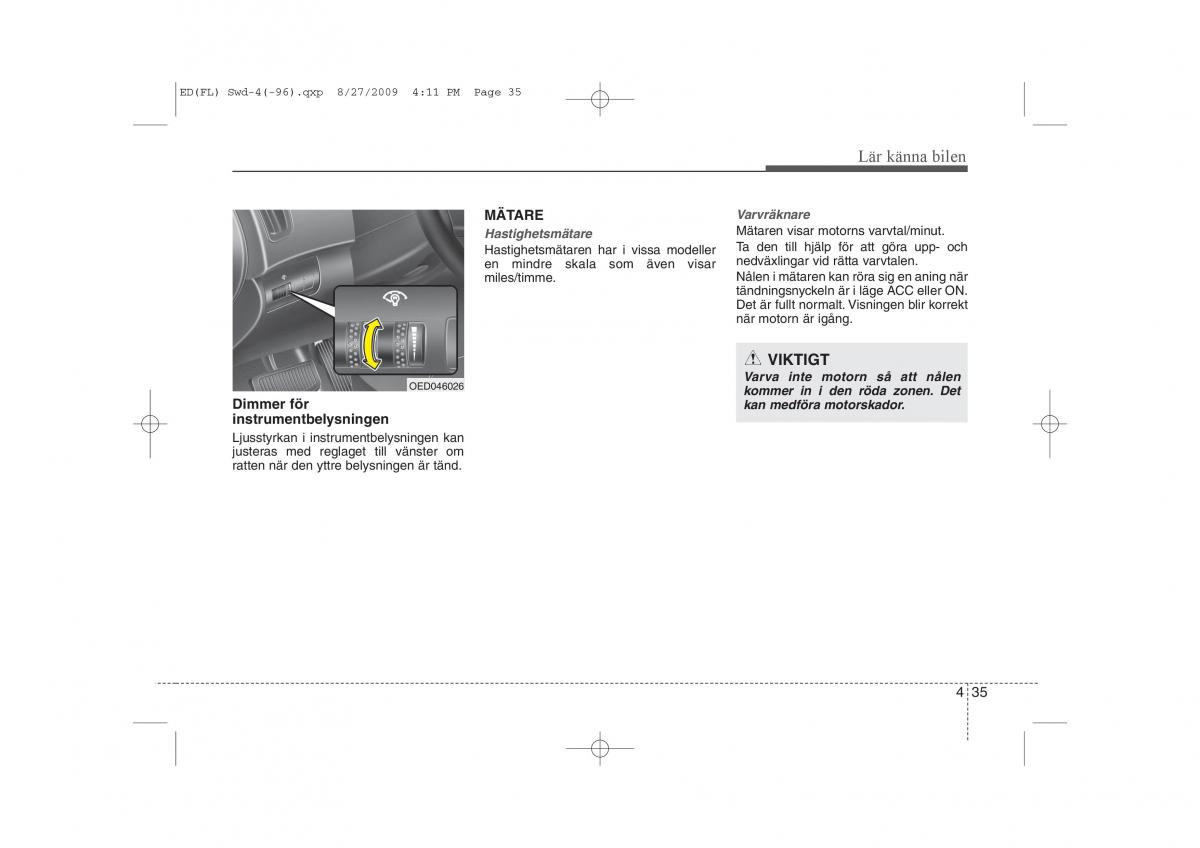 KIA Ceed I 1 instruktionsbok / page 96