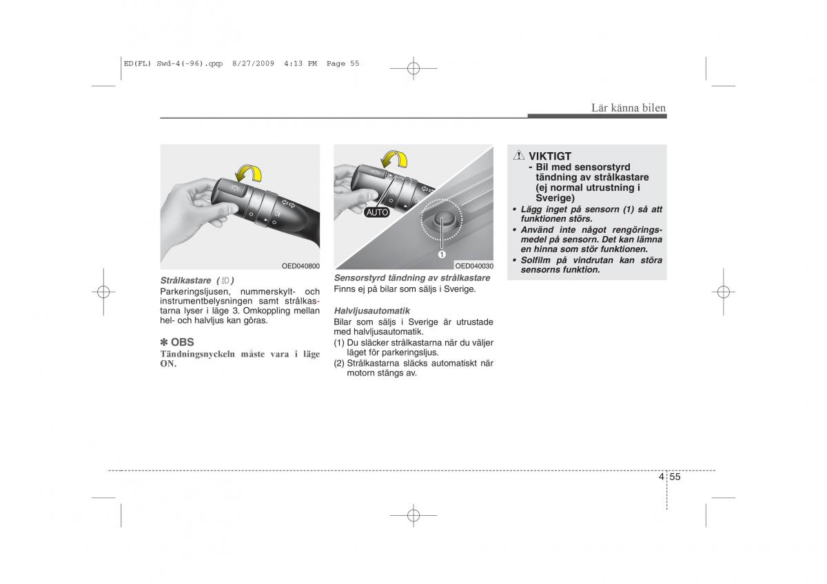 KIA Ceed I 1 instruktionsbok / page 116