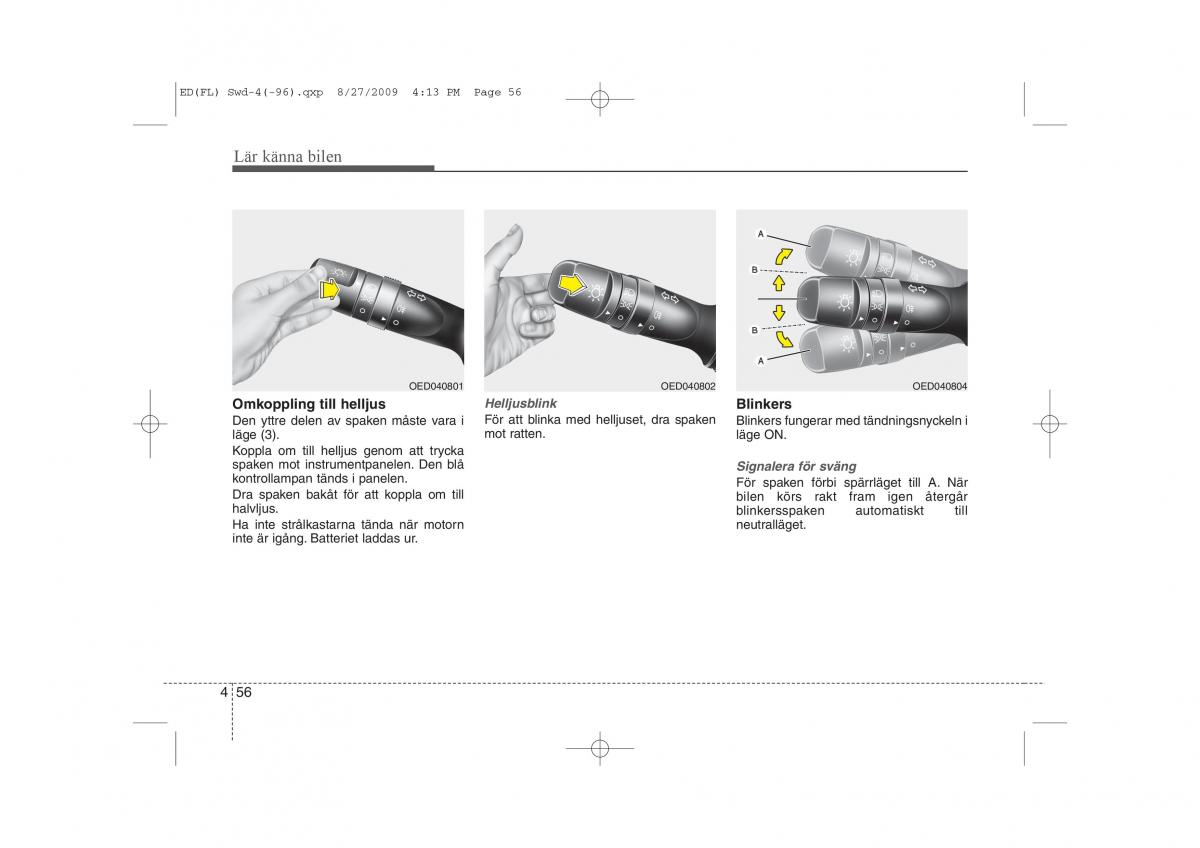 KIA Ceed I 1 instruktionsbok / page 117