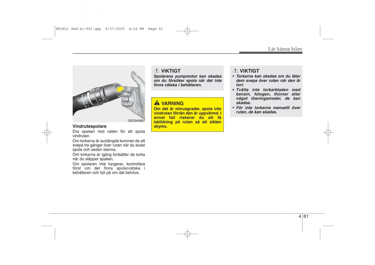 KIA Ceed I 1 instruktionsbok / page 122