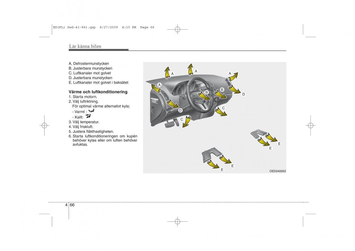 KIA Ceed I 1 instruktionsbok / page 127