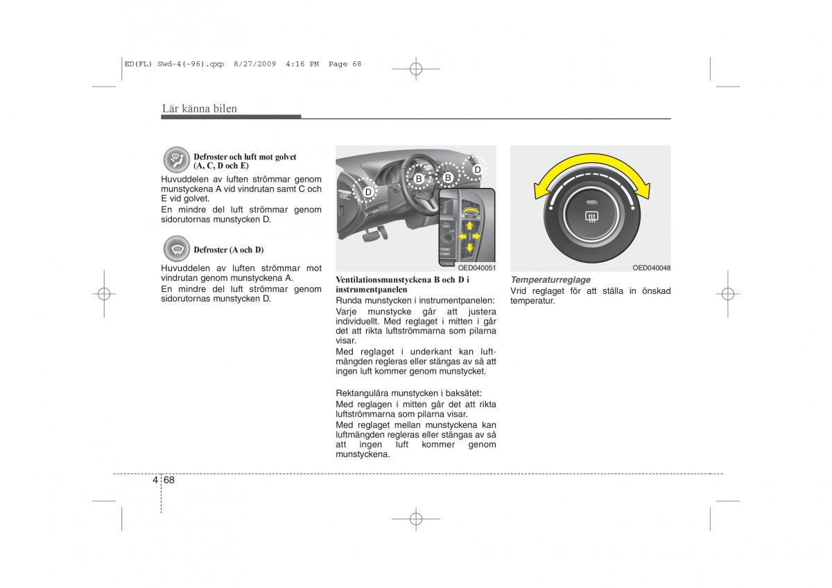 KIA Ceed I 1 instruktionsbok / page 129