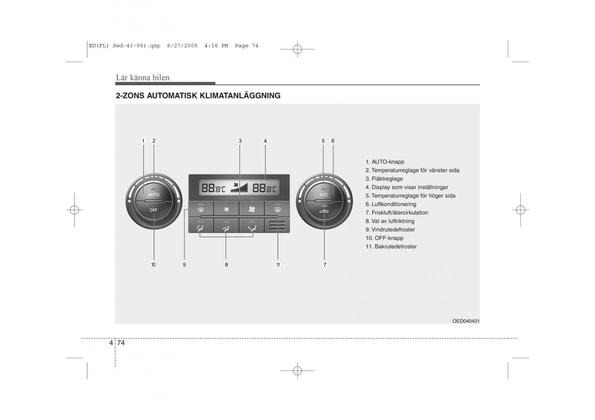 KIA Ceed I 1 instruktionsbok / page 135