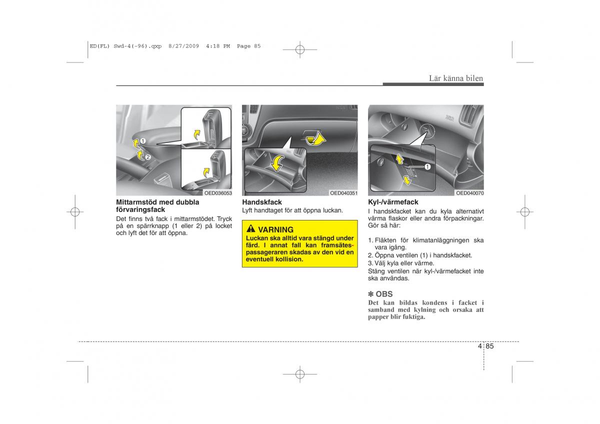 KIA Ceed I 1 instruktionsbok / page 146