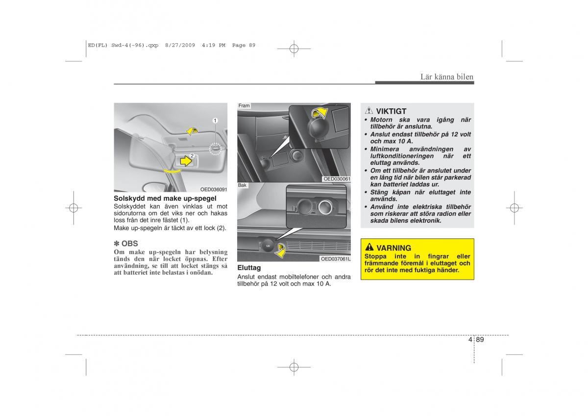 KIA Ceed I 1 instruktionsbok / page 150