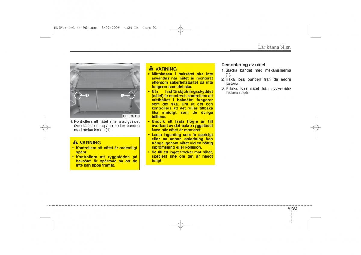 KIA Ceed I 1 instruktionsbok / page 154