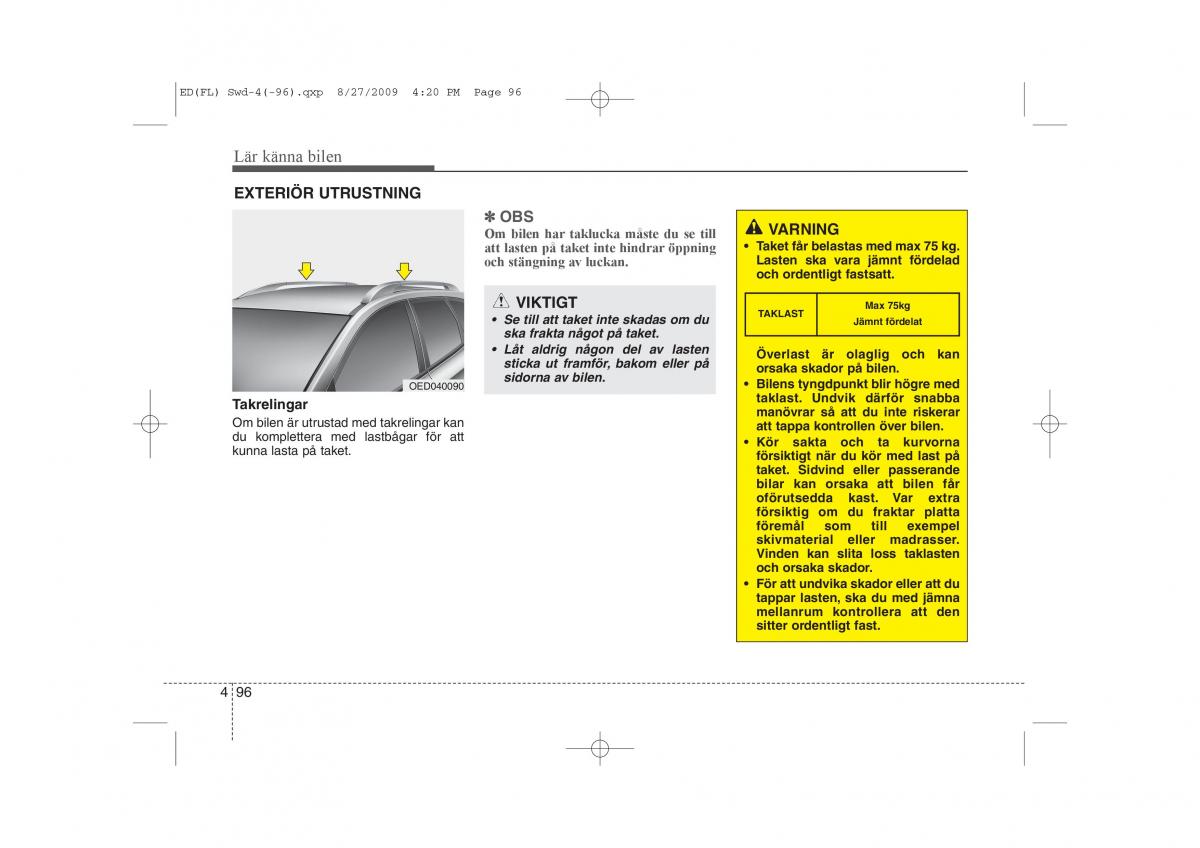 KIA Ceed I 1 instruktionsbok / page 157