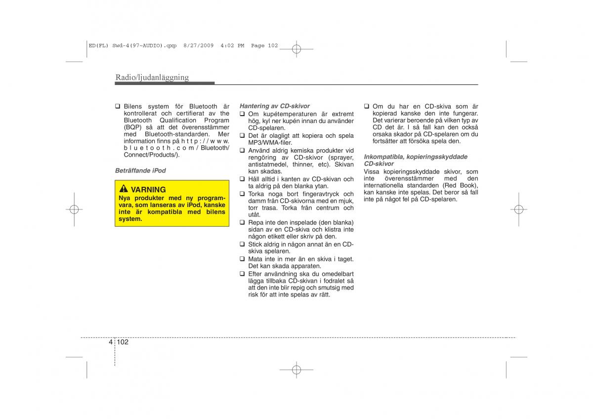 KIA Ceed I 1 instruktionsbok / page 163