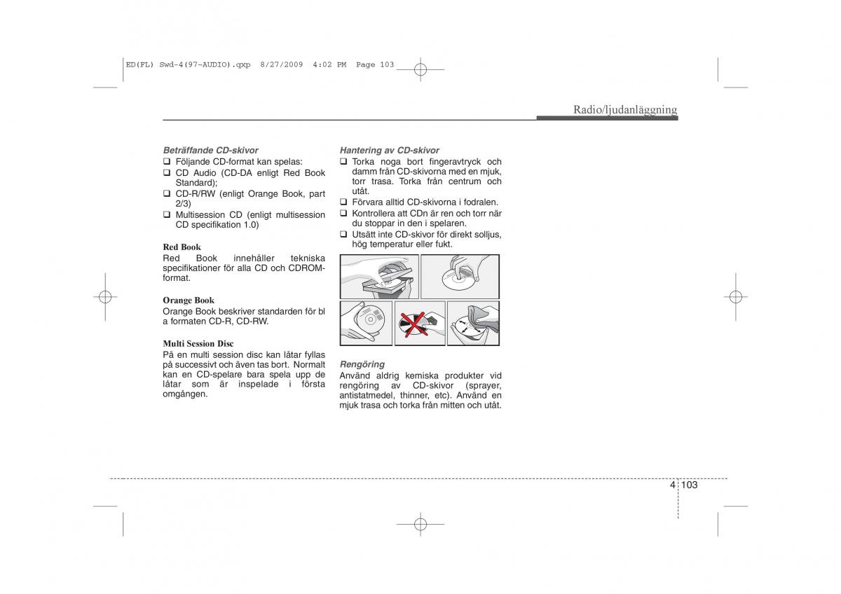 KIA Ceed I 1 instruktionsbok / page 164