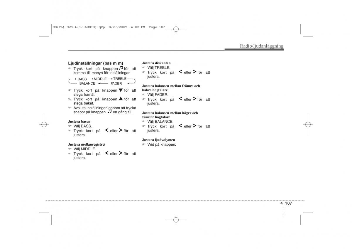 KIA Ceed I 1 instruktionsbok / page 168