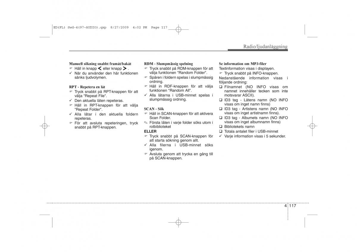 KIA Ceed I 1 instruktionsbok / page 178