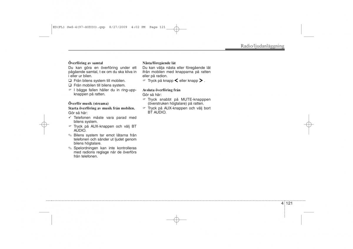 KIA Ceed I 1 instruktionsbok / page 182