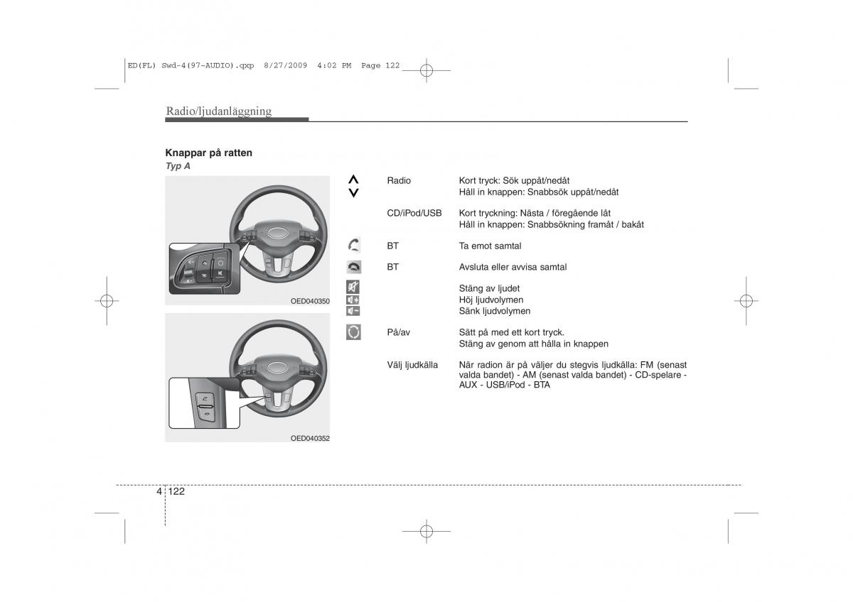 KIA Ceed I 1 instruktionsbok / page 183