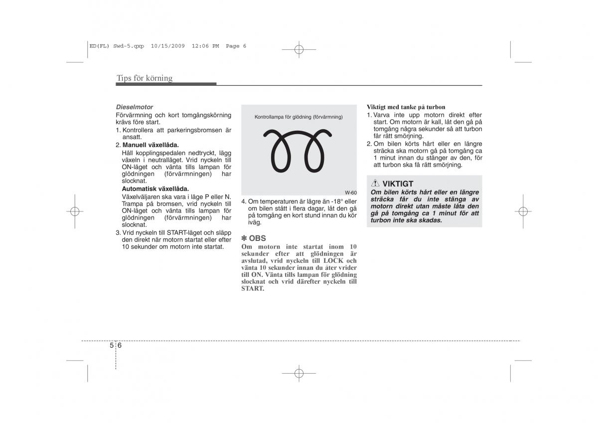 KIA Ceed I 1 instruktionsbok / page 196