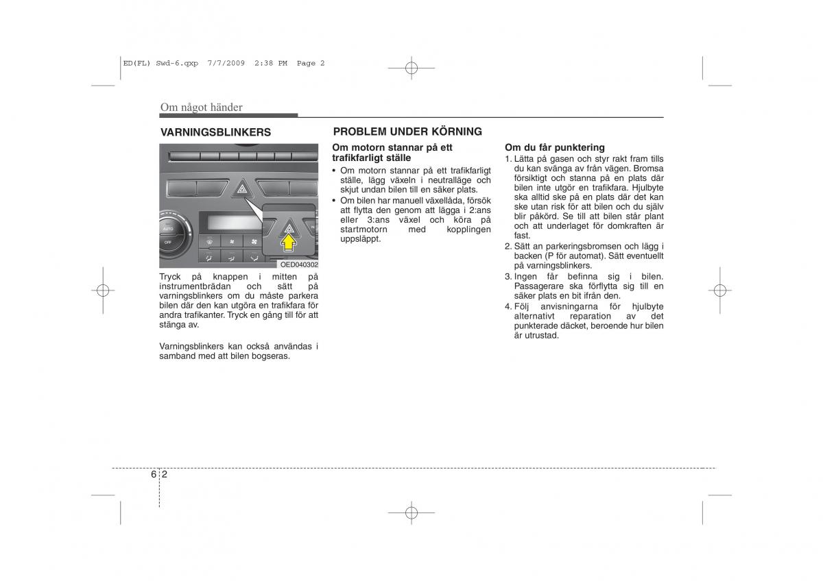 KIA Ceed I 1 instruktionsbok / page 238