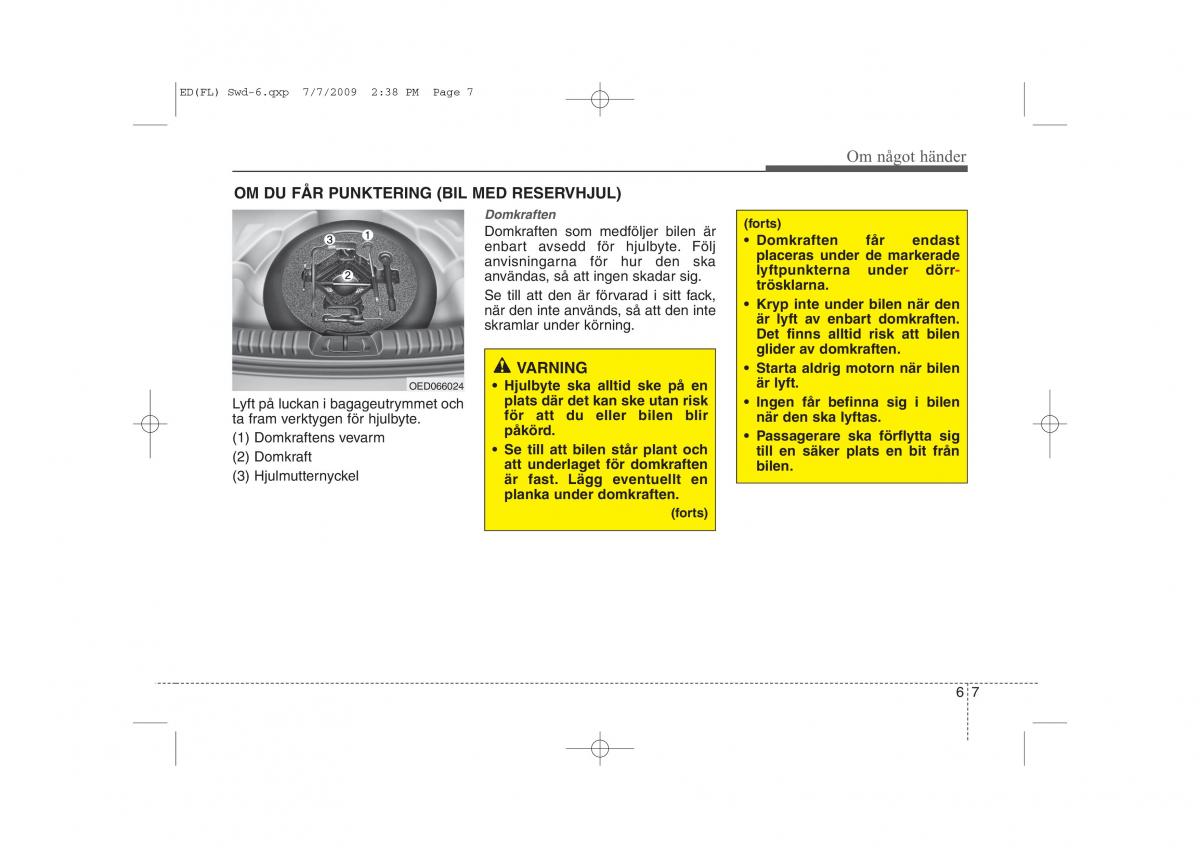 KIA Ceed I 1 instruktionsbok / page 243