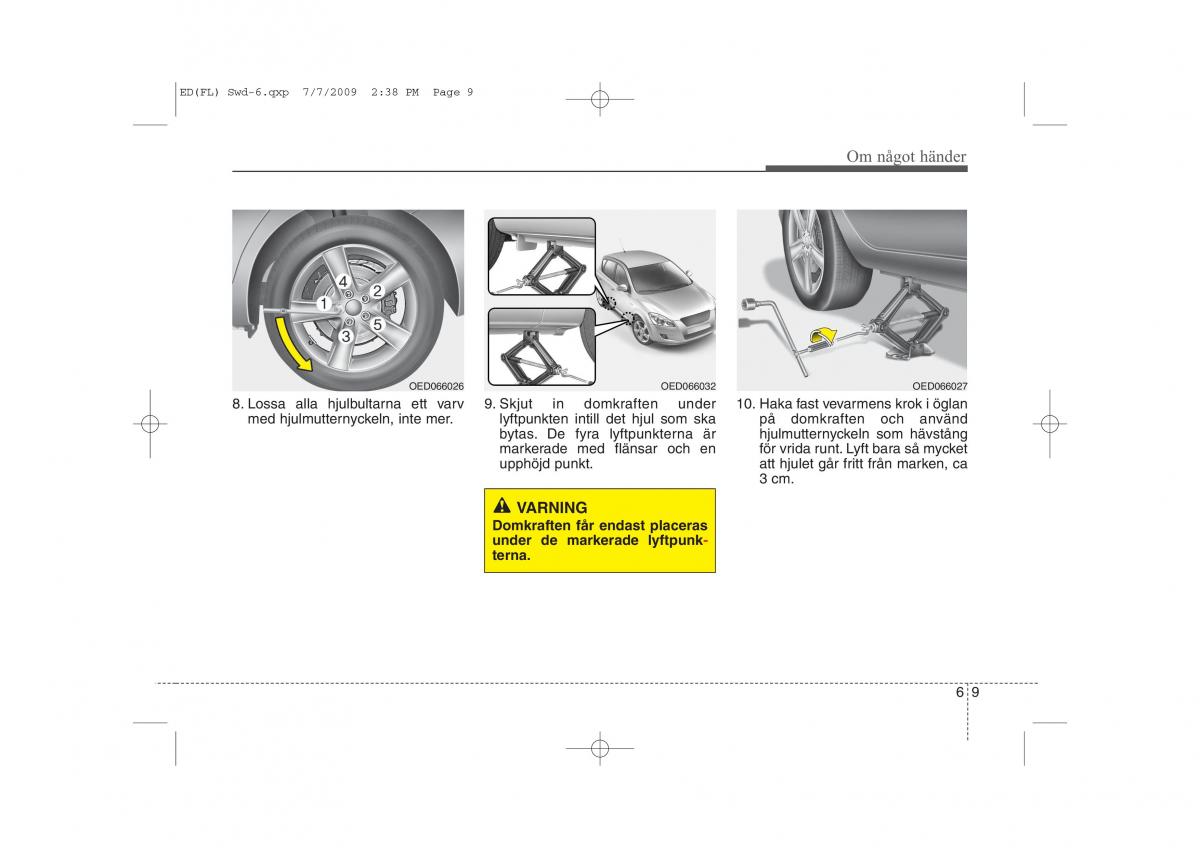 KIA Ceed I 1 instruktionsbok / page 245