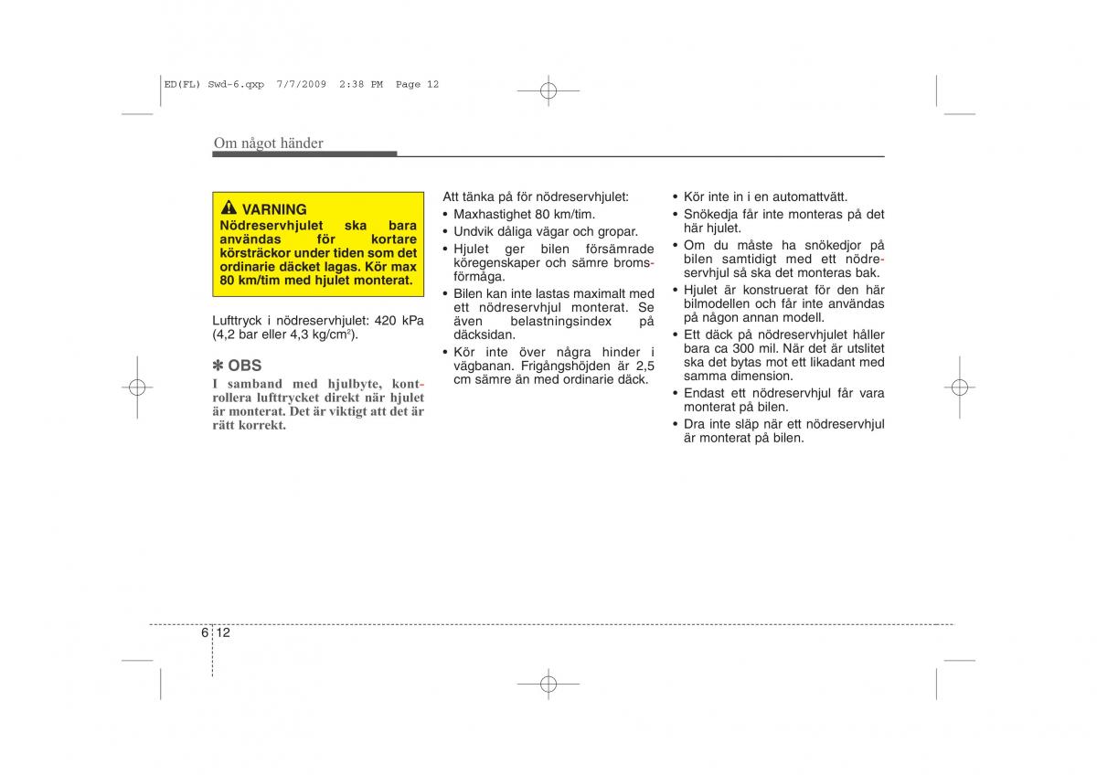 KIA Ceed I 1 instruktionsbok / page 248