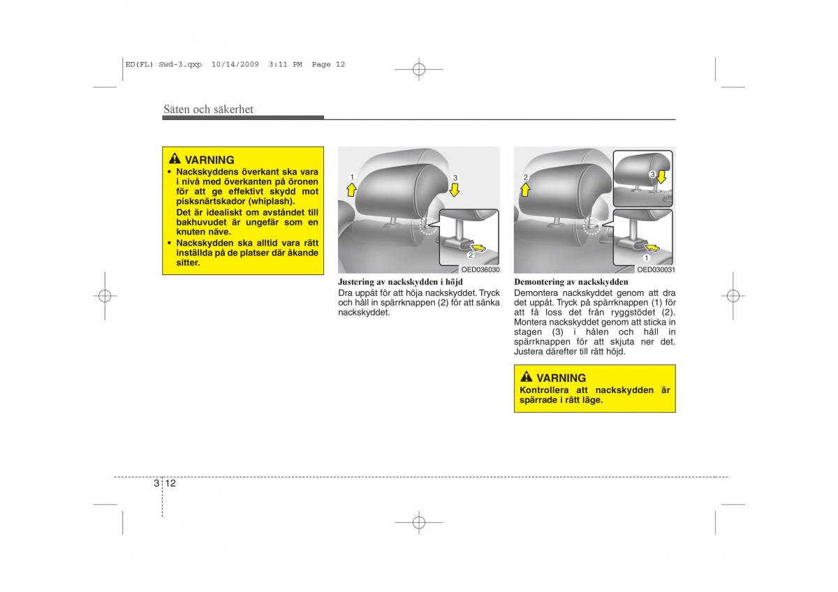 KIA Ceed I 1 instruktionsbok / page 25