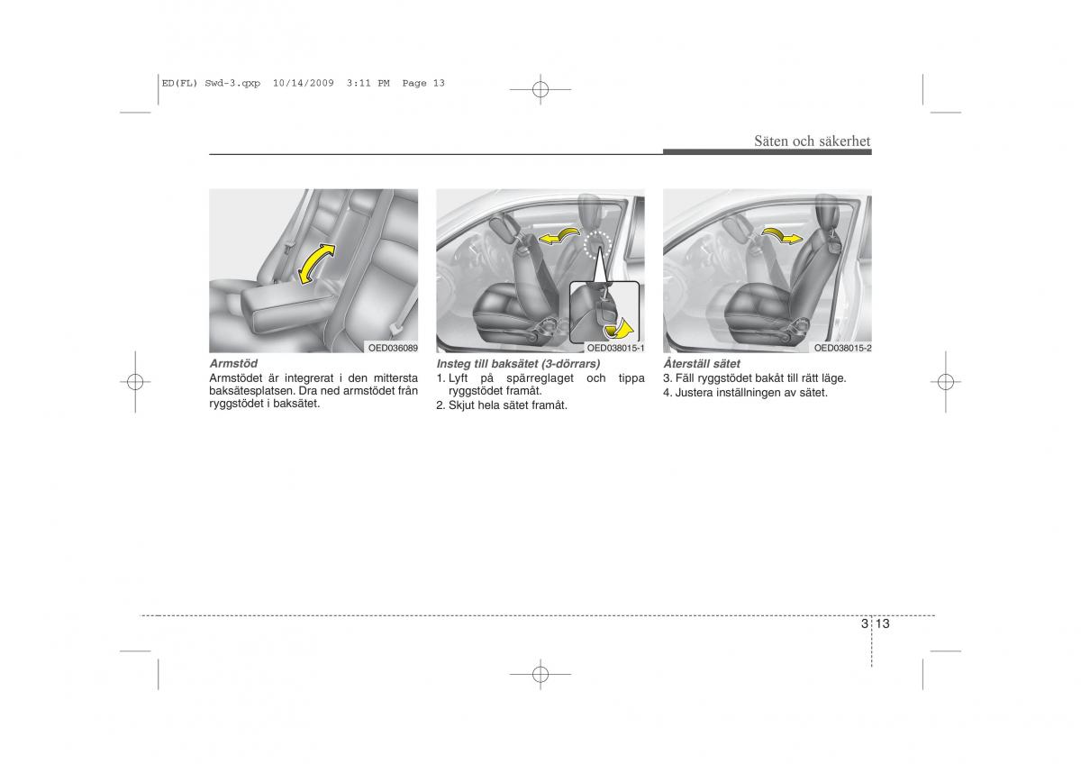 KIA Ceed I 1 instruktionsbok / page 26